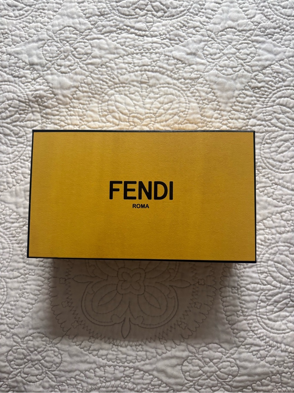 Fendi Accessory Box - Yellow